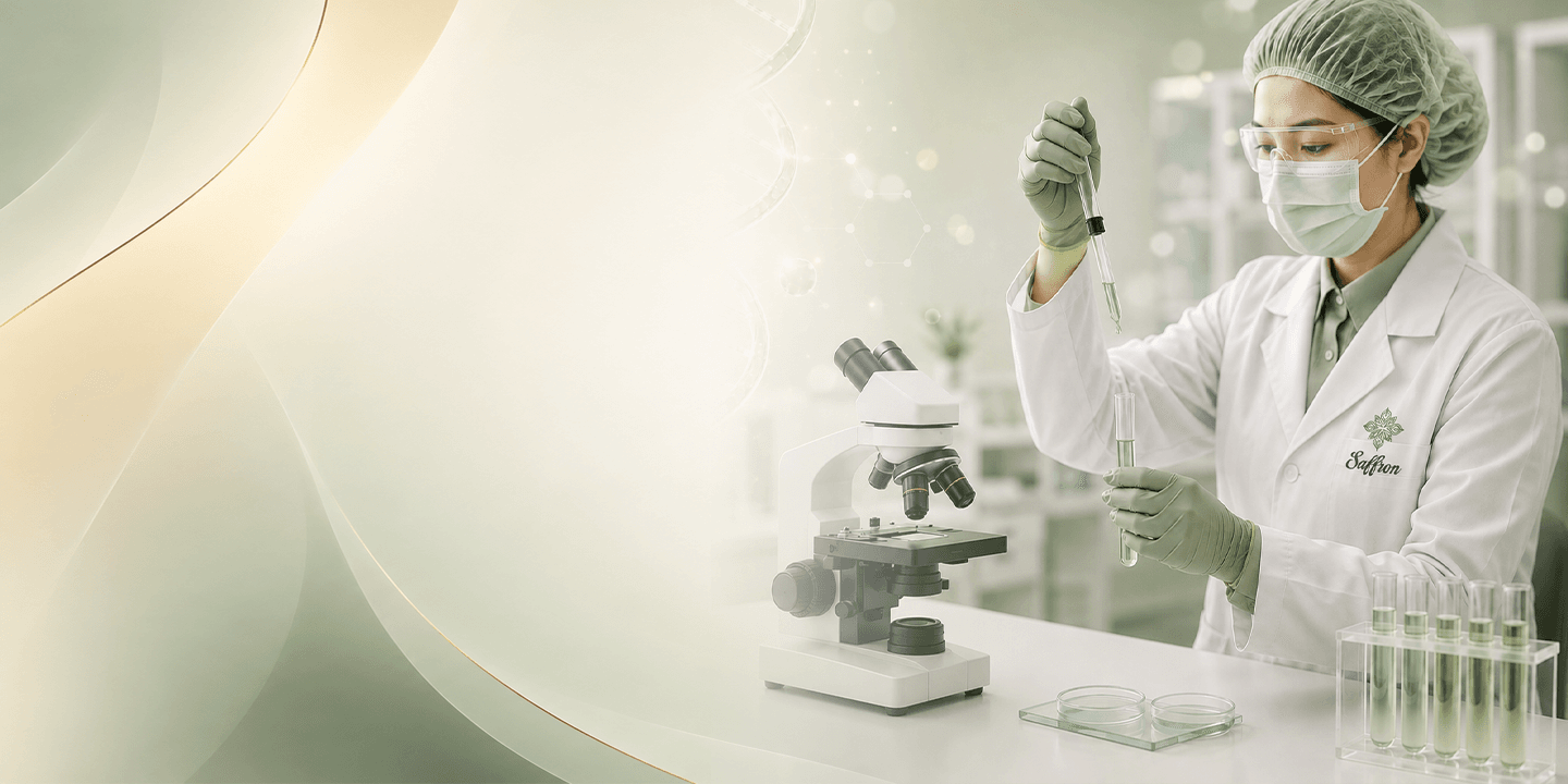 Ultra-luxury modern regenerative medicine laboratory pristine cleanroom